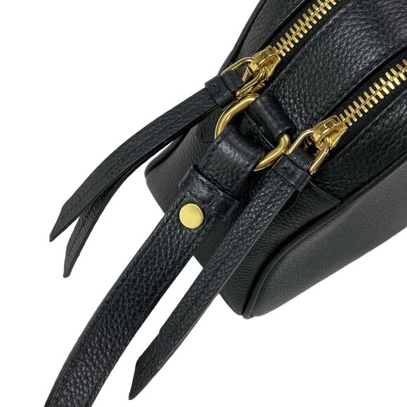 PRADA - Black Leather Shoulder Bag 745-081425 - Picture 11 of 14